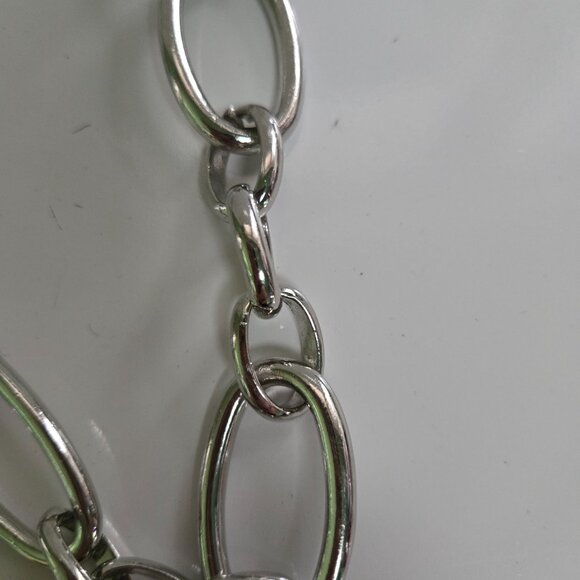 Silver Chunky Chain Adjustable Chain Belt - Picture 2 of 4